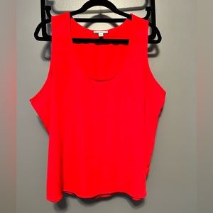 J. Crew: Mercantile Red Tank Blouse - Size 3X